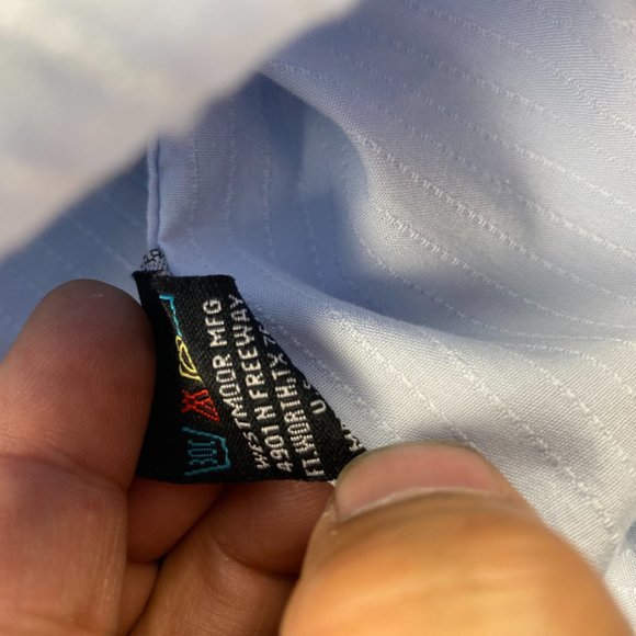 Panhandle Slim Western Shirt Men Extra Large XL Blue Button Up Pearl Snap Cowboy - Picture 10 of 13